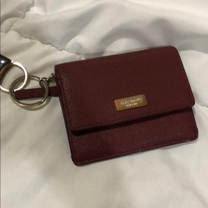Kate spade keychain wallet